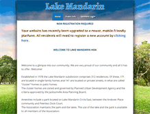 Tablet Screenshot of lakemandarinhoa.com